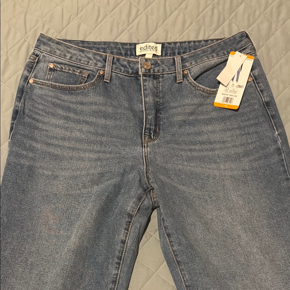 NWT Edited by Remi Bader Blue Denim Jeans